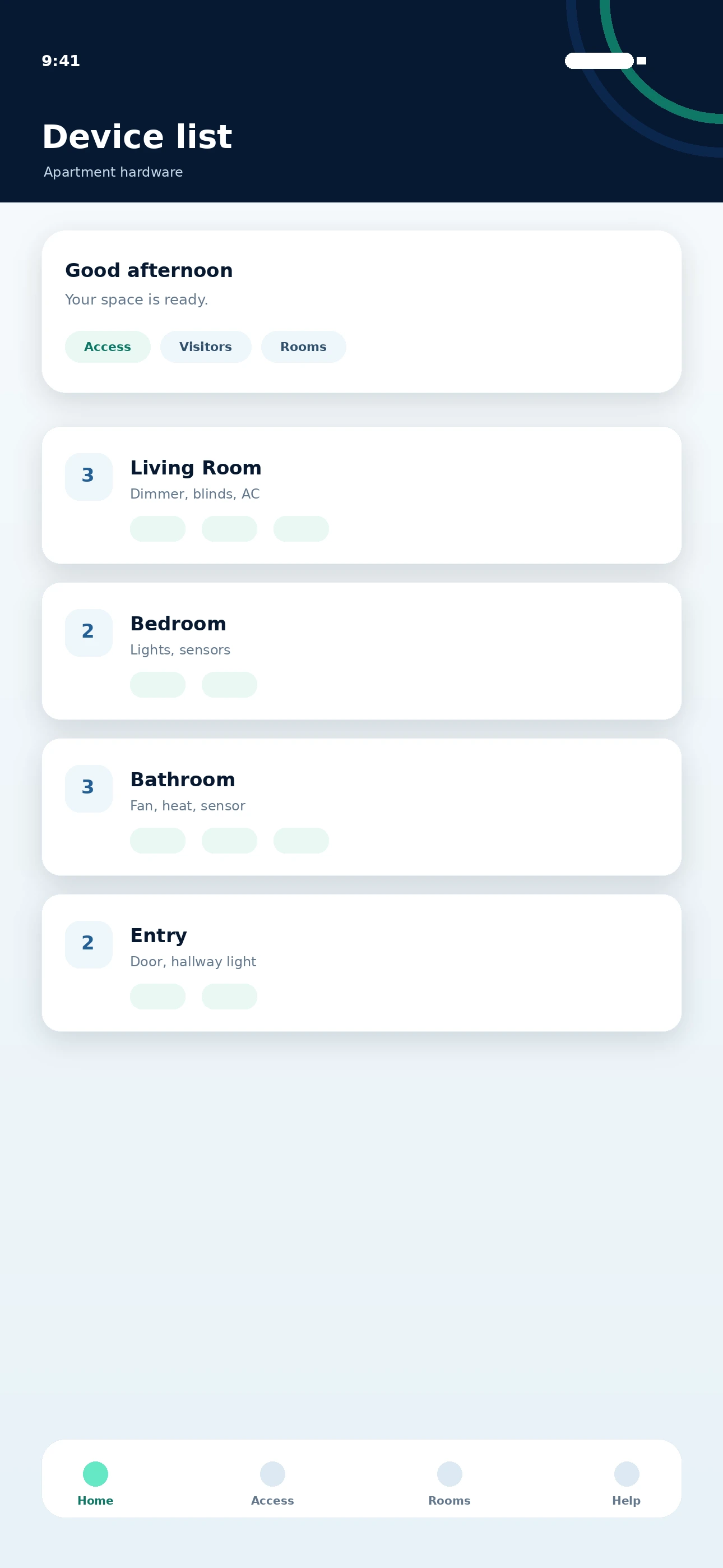 Habitap manage devices