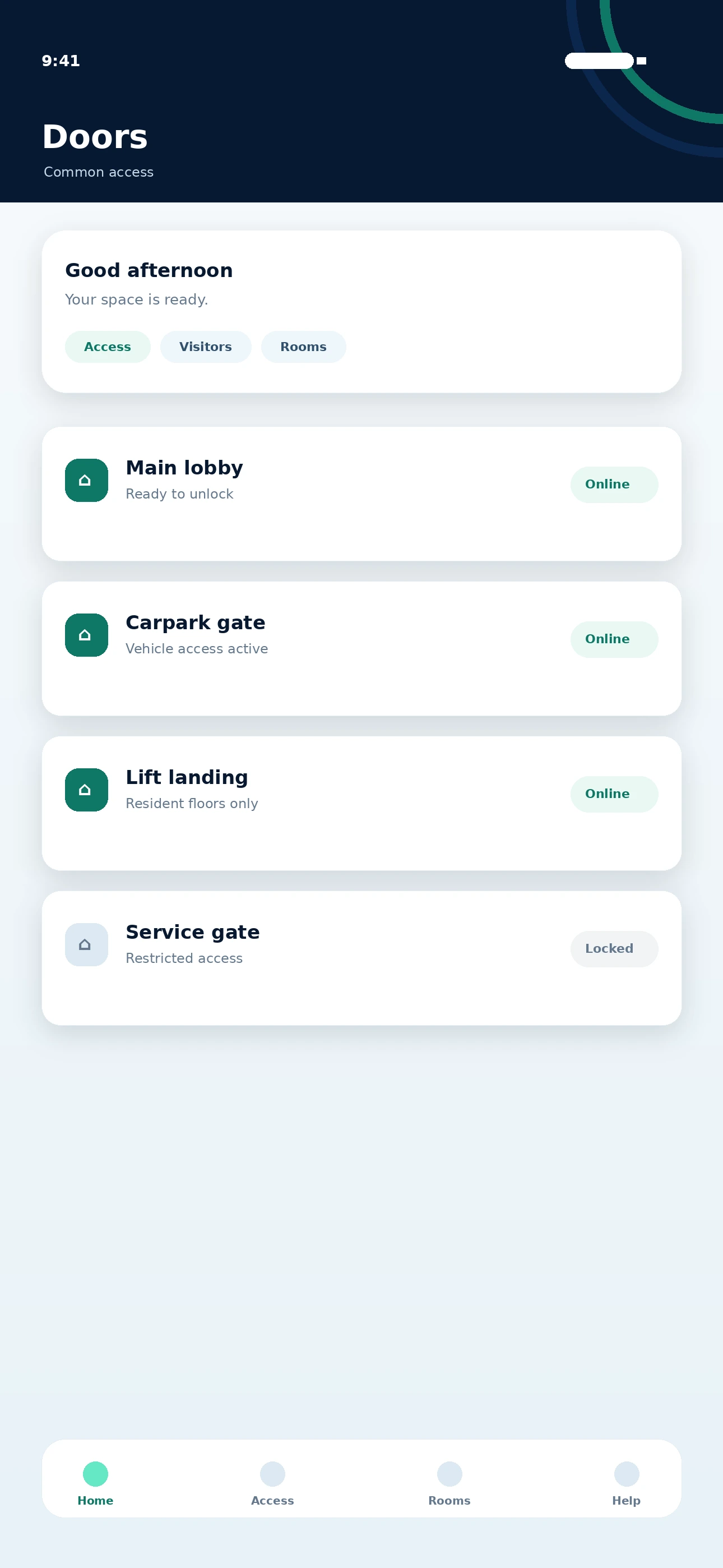 Habitap doors screen